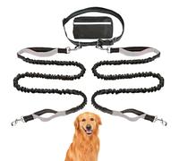 Cable de Amarre para Perro, Correa Reflectante para Perro, Mascota Resistente, 0.98 x 46.46 x 66.14 Pulgadas, Longitud con Cierre Seguro y de Almacenamiento, Ideal para Perros Corriendo al Aire