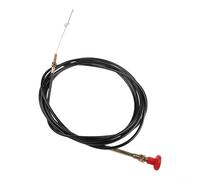 Cable de apagado del motor, cable resistente para matar el acelerador con perilla roja para carretilla elevadora excavadora marina, 1 m (3,8 m)