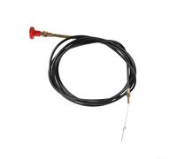 Cable de apagado del tractor 2245, cable de parada de estrangulador de empuje y tracción con perilla roja para equipos agrícolas, pieza de repuesto de instalación