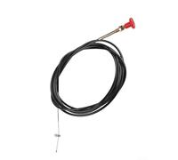 Cable de apagado, opciones de 1 a 7 m, control del acelerador de línea de muerte de carretilla elevadora, construcción de metal resistente, instalación de perilla roja, seguridad del motor de equipo