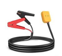 Cable de arranque de batería DeWalt de 20 V, 6 pies con abrazaderas de plástico ABS, diseño antideslizante, 12-24 V, compatible con motocicletas, coches, SUV