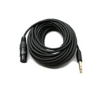 Cable de audio 10 m XLR hembra de 3 polos a conector de 6,35 mm adaptador AUX