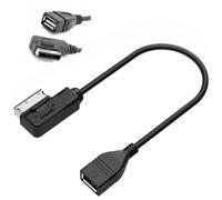 Cable de audio A224 de Audioproject - AMI MDI MMI USB Audio MP3, adaptador de música para Audi A1 A2 A3 A4 A5 A6 A8 Q5 Q7 TT, Volkswagen, Golf, Passat, B6 B7, Seat, Skoda