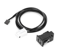Cable de audio AUX para automóvil con arnés de cables, rendimiento estable, larga vida útil, sonido resistente a la corrosión, plug and play,