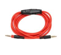Cable de audio auxiliar para HyperX Cloud Alpha, cable estéreo desmontable con control de volumen incorporado, calidad de sonido de alta claridad