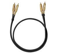 Cable De Audio Cinch Oehlbach NF 1 Master Negro Longitud 0,5 M Phono CD Cinch