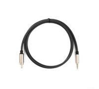 Cable de audio coaxial digital estéreo, 3,5 mm a SPDIF para cable coaxial digital RCA, para HDTV y para Xiaomi TV Box, chapado en oro (1 m)