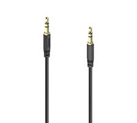 Cable de audio, conector macho de 3,5 mm/f. macho, estéreo, dorado, ultrafino...