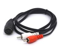 Cable de audio de 7 pines DIN hembra a 2 RCA macho para Bang & Olufsen, Naim, Quad.Stereo Systems (1 metro)