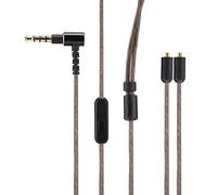 Cable de Audio de Actualización con Micrófono,Cable de Reemplazo de Audio Cable Trenzado para Auriculares Ajuste para Sony XBA-Z5 XBA-H3 H2 XBA-A3 A2 XBA-N3AP XBA-N1AP sin Micrófono