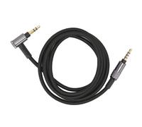 Cable de audio de alta resolución con conector de carcasa morada, para Sony WH-1000XM5, conector jack de 3,5 mm chapado en oro, diseño de par