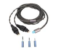 Cable de audio de cobre trenzado de repuesto para Sennheiser HD650, HD660S, HD6XX, HD600, HD580, HD535, HD545, HD565, HD265, HD525, HD58X, HD414 y