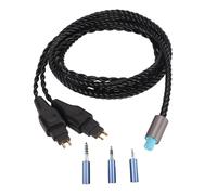 Cable de audio de cobre trenzado de repuesto para Sennheiser HD650, HD660S, HD6XX, HD600, HD580, HD535, HD545, HD565, HD265, HD525, HD58X, HD414 y