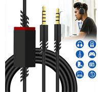 Cable de audio de control de volumen de repuesto FZFLZDH para auriculares para juegos ASTRO A10A40A40TR