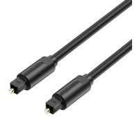 Cable de audio de fibra óptica vention baebj/ 5m/ negro