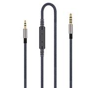 Cable de audio de repuesto: compatible con auriculares AKG N60 N60NC Y45BT Y50 Y50BT Y40 Y55 K845BT K840KL y Samsung Galaxy Huawei Android con control remoto de volumen de micrófono en línea