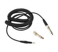 Cable de audio de repuesto compatible con auriculares Audio-Technica ATH M50X M40X, color negro, 23