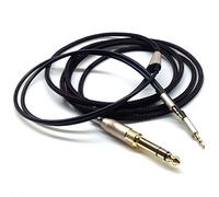 Cable de Audio de Repuesto Compatible con Auriculares Hifiman HE400S, HE-400I, HE-400i (versión de Conector Dual de 2,5 mm), HE560, HE-350, HE1000, HE1000 V2 de 3,5 mm a Doble Conector Macho de