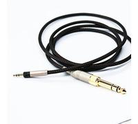 Cable de Audio de Repuesto Compatible con Auriculares Sennheiser HD6 Mix, HD7, HD8 DJ de 2 Metros