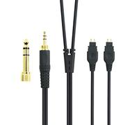 Cable de audio de repuesto compatible con auriculares Sennheiser HD650, HD600, HD580, HD660S, HD58X, HD565, HD545, HD535, HD525, HD265, HD565, HD545, HD535, HD525, HD265,Massdrop HD6XX de 1,2 S/4 pies