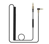 Cable de audio de repuesto con control remoto de micrófono compatible con los auriculares Marshall Major 2 3 4 Monitor II Mid ANC.