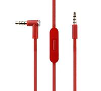Cable de audio de repuesto con micrófono en línea y control para auriculares Beats by Dr Dre Solo/Studio/Pro/Detox/Wireless/Mixr/Executive/Pill