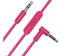 Cable de Audio de Repuesto con micrófono en línea y Mando a Distancia para Beats Solo/Studio/Pro/Detox/Wireless/Mixr/Executive/Pill
