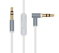 Cable de Audio de Repuesto con micrófono en línea y Mando a Distancia para Beats Solo/Studio/Pro/Detox/Wireless/Mixr/Executive/Pill