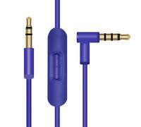 Cable de audio de repuesto con micrófono en línea y mando a distancia para Beats Solo/Studio/Pro/Detox/Wireless/Mixr/Executive/Pill