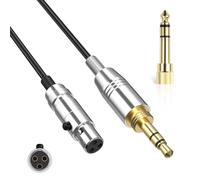 Cable de audio de repuesto para auriculares Beyerdynamic DT 1990 Pro, DT 1770 Pro, DT 990 Pro, DT 990 Pro X, DT 770 Pro, DT 770 Pro X para auriculares AKG Q701, Q702 K712, K240 con adaptador de 6,35