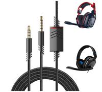Cable de audio de repuesto para auriculares para juegos, compatible con los auriculares Astro Gaming A40, A40TR y A10. Función de silencio en línea