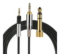 Cable de audio de repuesto para auriculares Sennheiser HD598 HD558 HD559 HD569 HD579 con micrófono