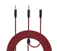 Cable de audio de repuesto para Elgato HD60, HD60S/S+, HD60 X, HD60Pro, 4K60 PRO tarjeta de captura de juegos, funciona en Switch PS5/PS4/Xbox One/Xbox X/S y más (6.9 pies, rojo)