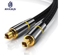 Cable de audio digital óptico SPDIF para TV, PS5, barra de sonido, amplificador, sonido envolvente 5.1/7.1