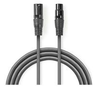 Nedis Cable XLR 3 pines macho-hembra cable 10m