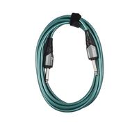 Cable de Audio Eryue Cable de Instrumento de Audio de 1/4 Pulgadas 10 Pies Noreduction Interf6.35 Mm M Cable de Guitar (Verde)