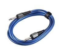 Cable de Audio Eryue Cable de Instrumento de Audio de 1/4 Pulgadas 10 Pies Noreduction Interf6.35 Mm M Cable de Guitar (Azul)