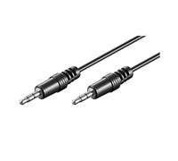 Cable de audio Ewent EC1606 3,5mm macho a 3,5mm macho 2m negro
