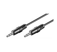 Cable de Audio Ewent Jack 3.5mm Macho a Macho - 1.5 metros Negro