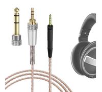 Cable de audio Geekria Apollo compatible con Sennheiser HD599, HD598, HD620S, HD550, HD505 - 2,5 mm a 3,5 mm/6,35 mm, cable de repuesto Hi-Res (2,0 m)