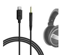 Cable de audio Geekria compatible con Sennheiser HD 620S/599/599SE/598/598SE/560S/400PRO/579/569/550/505, USB-C a 2,5 mm cable estéreo de repuesto (5,6 pies/1,7 m)