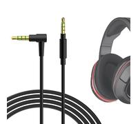 Cable de audio Geekria compatible con Skullcandy Aviator 900 ANC, auriculares gaming Turtle Beach, PlayStation 5/4, controlador Xbox One, de 3,5 mm a 3,5 mm, cable estéreo de repuesto (5,6 ft / 1,7 m)