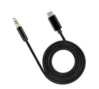 Cable de audio genérico de 3,5 mm, 3,3 pies, tipo C a 3,5 mm, cable de auriculares Shielded Stereo Aux Wire for Phone, Headset, Laptop, Car Audio, Speaker, Computer, Automotive Use