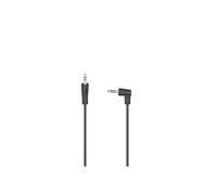 Cable de audio - HAMA - 0,5m - Transmisión de una señal de audio analógica - Jack macho 3,5mm 90 - Jack macho 3,5 mm
