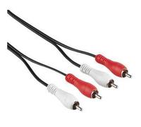 Cable de Audio Hama RCA 1,5 m Negro