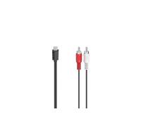 Cable de audio - HAMA - USB-C a RCA macho - 1,50 m - Estéreo - Blindaje reforzado