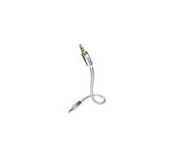 Cable de audio INAKUSTIK PREMIUM II - Blanco - 1,5m - Doble blindaje - Conector jack macho de 3,5mm
