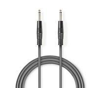 Cable de audio Nedis COTH23000GY30 6,35 mm macho a macho 3 m gris
