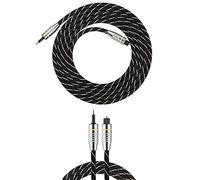 Cable de Audio óptico, Cable de Audio Digital de Fibra óptica de 3,5 Mm Divisor de Audio óptico Cable de Audio óptico Digital con Conector Chapado en Oro SPDIF Redondo para HDTV