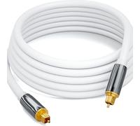 Cable de Audio Óptico Digital Toslink, Salida SPDIF, 5.1 Canales, Cable de Conexión de Fibra Óptica para Amplificador de Sonido 10 m